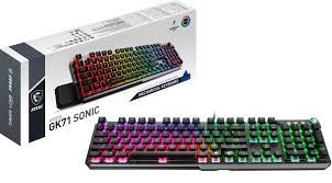 MSI Gaming Keyboard VIGOR GK71 SONIC BLUE RGB LED light