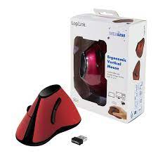 Logilink Ergonomic Vertical Mouse ID0159 Wireless, Red