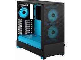 Fractal Design Pop Air RGB Cyan Core TG Clear Tint