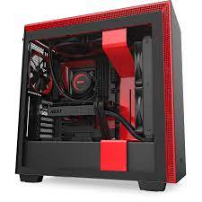 NZXT H710 Side window, Black/Red