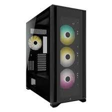 Corsair Tempered Glass Full-Tower PC Case iCUE 7000X RGB Side window